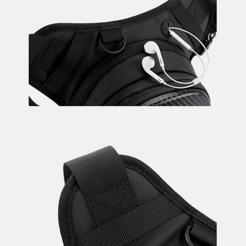 Drop Leg Bag for Men Women Hard Shell Motorcycle Waist Pack