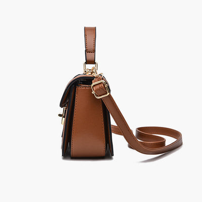 Top-Handle Bag For Women Vintage Square Daily Shopping Crossbody Bag