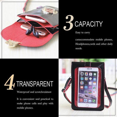 Transparent Mobile Phone Purse