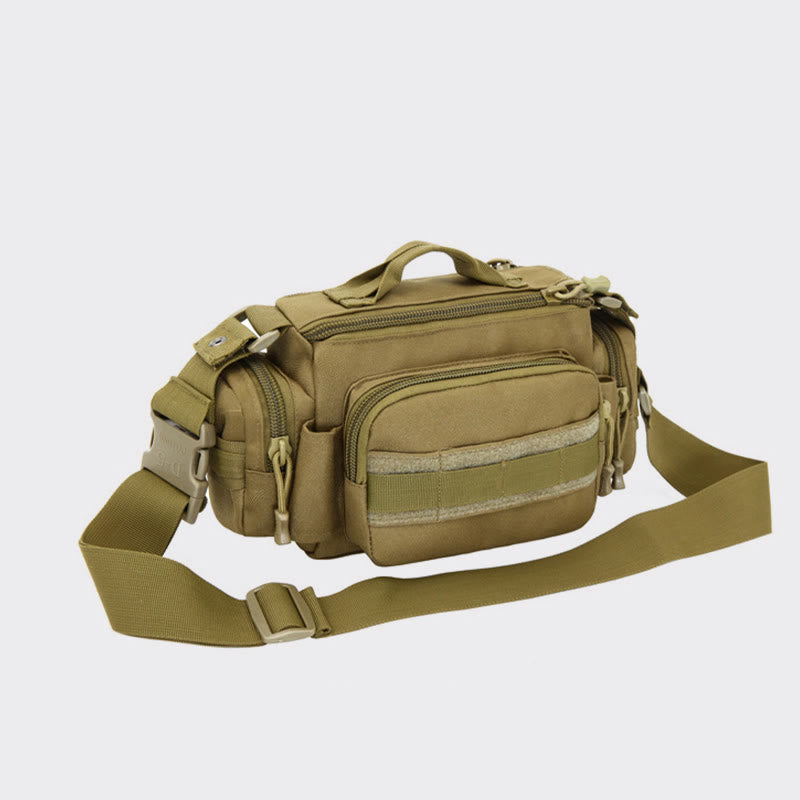 Waist Bag For Men Outdoor Multi-Purpose Riding Large Crossbody Shoulder Bag