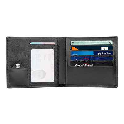 Leather Airtag Bifold Front Pocket Wallet
