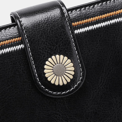 RFID Elegant Bifold Wallet Large Capacity Card Holder
