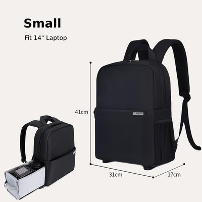 Durable Waterproof Camera Backpack Large Camera Case with Laptop Compartment