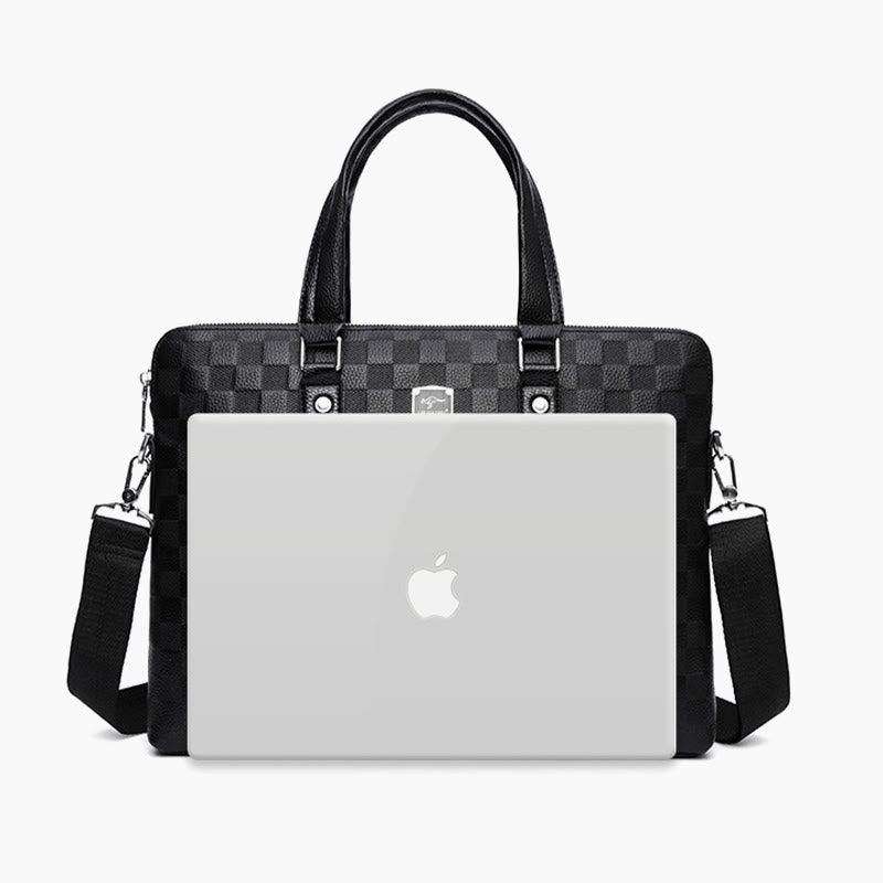Briefcase For Men Business Trip Elegant Waterproof Crossbody Bag - image 15