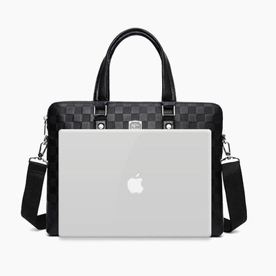 Briefcase For Men Business Trip Elegant Waterproof Crossbody Bag - image 15