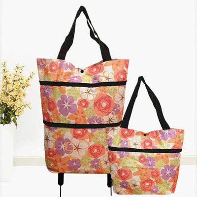 Large Capacity Expandable Foldable Trolley Bag