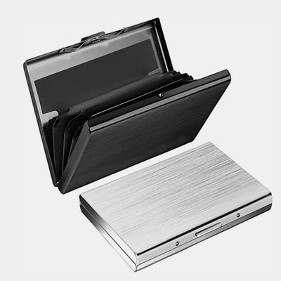 RFID Stainless Steel Slim Credit Card Holder
