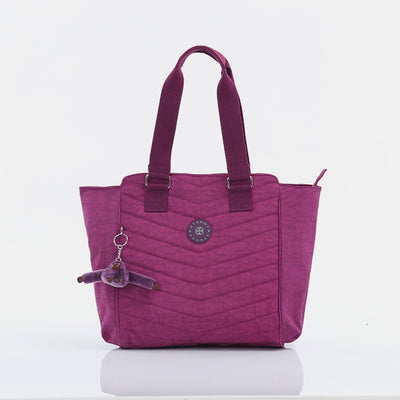 Nylon Tote for Women Waterproof Large Quilted Shoulder Bag Handbag Purse