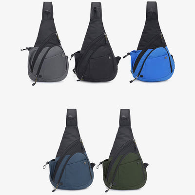 Waterproof Sling Bag Crossbody Backpack Casual Nylon Shoulder Bag Chest Bag
