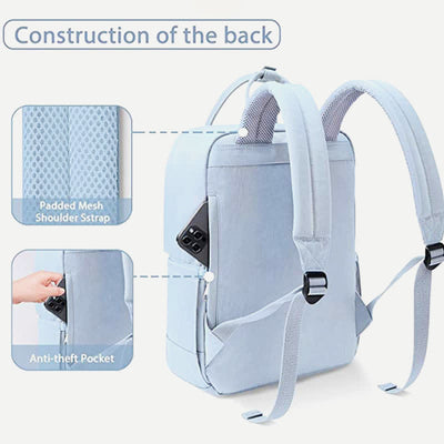 Large Capacity Laptop Backpack School Bookbag Travel Bag with Top Handle