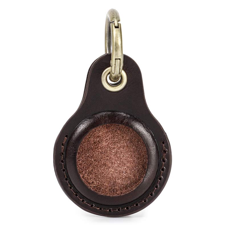 Functional Leather Airtag Keychain