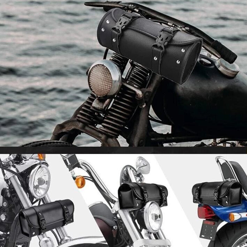 Motorcycle Handlebar Bag Roll Tool Bag Storage Bag