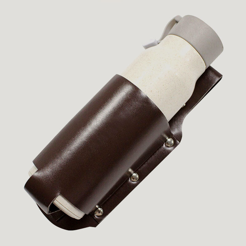 Retro PU Beer Holster Waist Bag EDC Fit Soda Can
