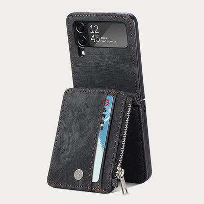 Phone Case For Z Flip 6 / Z Flip 5 2-In-1 Detachable Samll Wallet