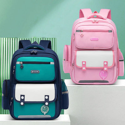 Backpack For Kids Spine Protection Breathable Large Rolling Schoolbag