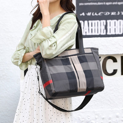 Lightweight Nylon Tote Ethnic Waterproof Shoulder Purse For Women