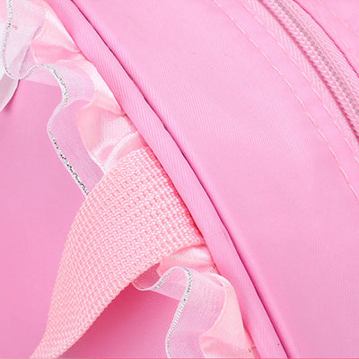 Girls Crossbody Bag Handbag Ballerina Pattern Nylon Dance Bag