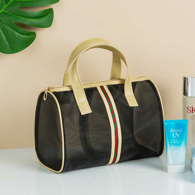 Large Capacity Protable Mesh Cosmetic Storage Bag