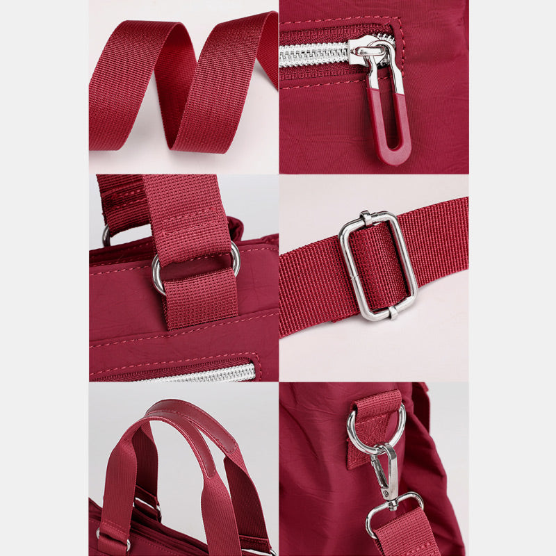 Large Capacity Multi-Pocket Waterproof Casual Crossbody Bag