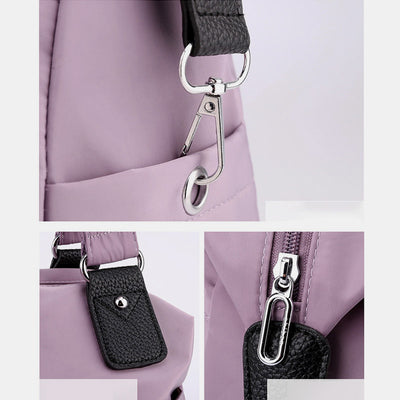 Women's Nylon Shoulder Bag LIghtweight Waterproof Tote Casual Work Bag Purse