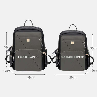 Multifunctional Laptop Backpack Muti-Pocket Lightweight Casual Daypack College Travel Rucksack
