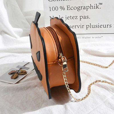 Halloween Pumpkin Chain Crossbody Bag