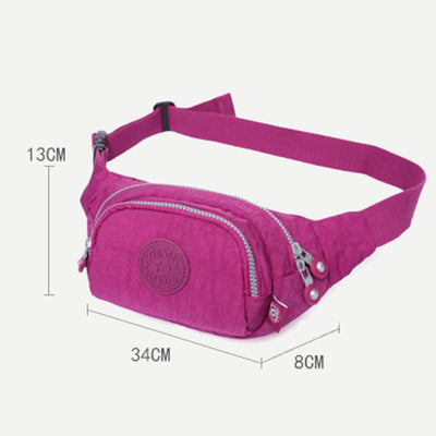 Lightweight Adjustable Waist Bag Chest Bag for Casual Traveling