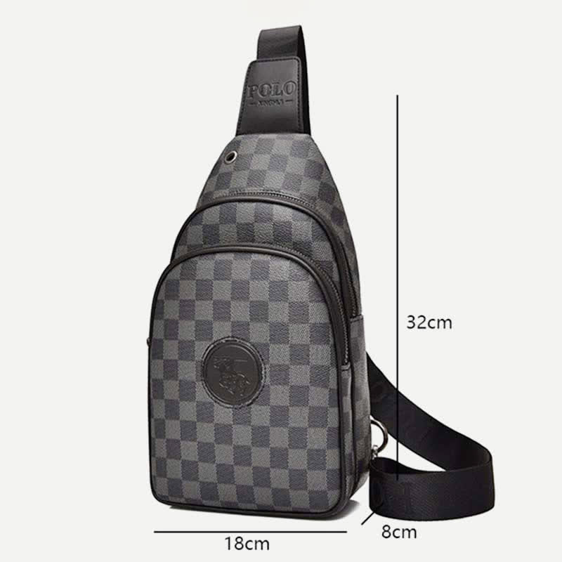 Men Outdoor Casual Travel Hiking Crossbody Chest Sling Bag One-Shoulder Strap