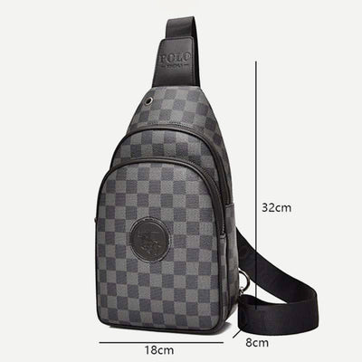 Men Outdoor Casual Travel Hiking Crossbody Chest Sling Bag One-Shoulder Strap