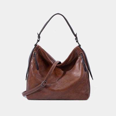 Retro Handbag for Women Large Designer Ladies Hobo Bag Leather Bucket Purse