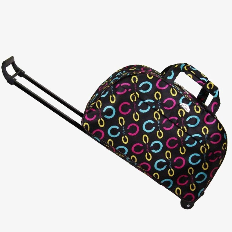 Multiple Style Pull Rod Travel Bag Waterproof Duffel Bag