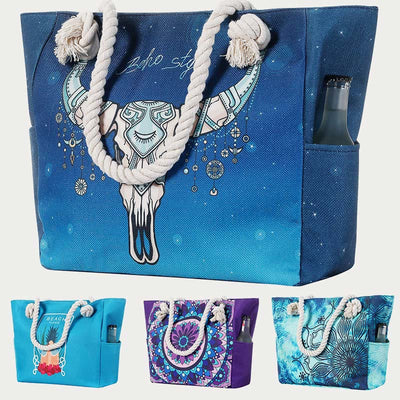Tote For Daily Use Beach Travel Multi Function Canvas Bag