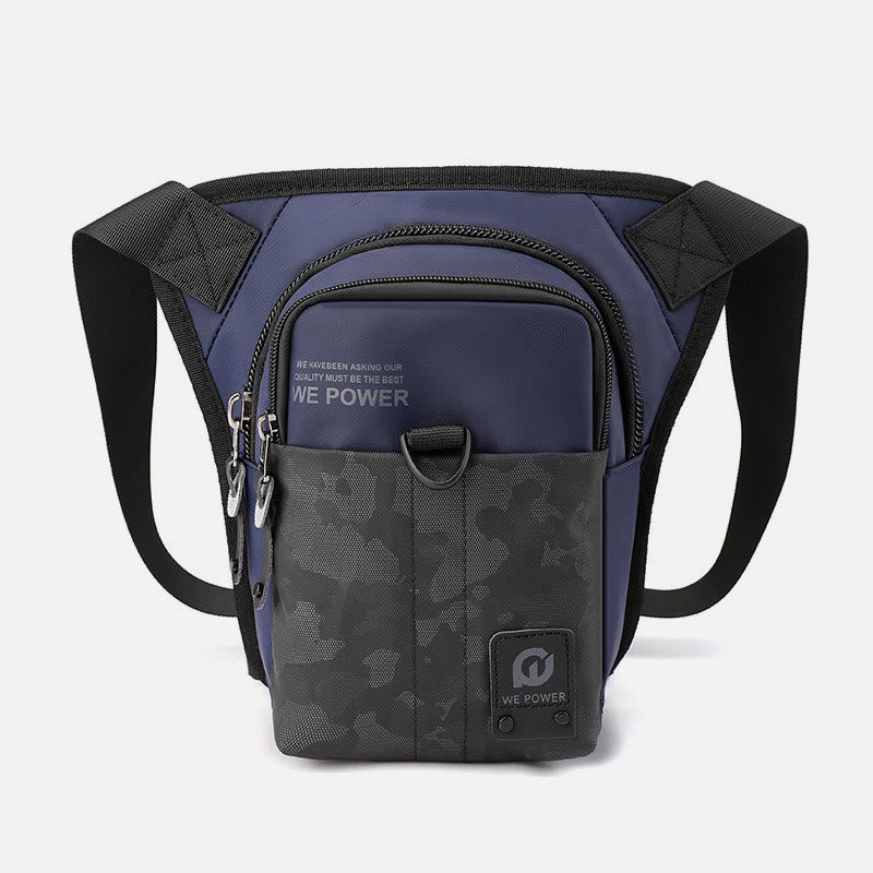 Outdoor Sports Purse For Men Durable Oxford Crossbody Leg Bag