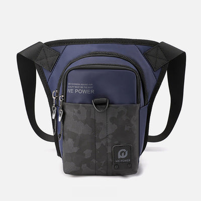 Outdoor Sports Purse For Men Durable Oxford Crossbody Leg Bag
