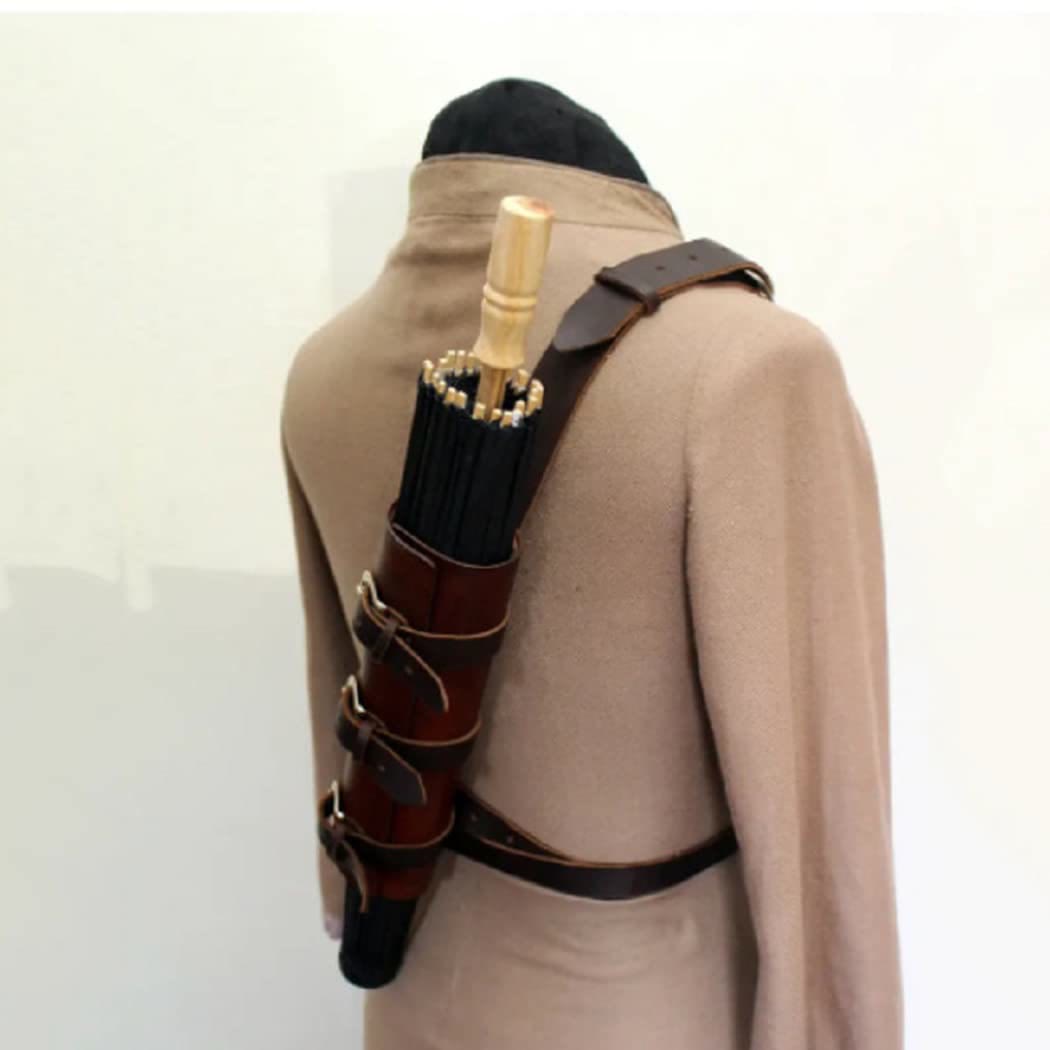 Umbrella Holster Steampunk Medieval Adjustable Strap Belt Buckle Holster