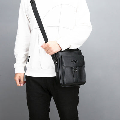 Small Sling Messenger Pack Travel Business Crossbody Pouch Shoulder Bag