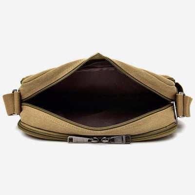 Large Capacity British Style Vintage Messenger Bag