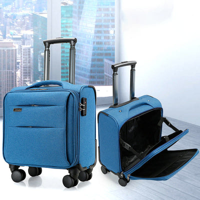 Small Luggage Trolley Case Multifunctional Oxford Wheel Bag For Travel