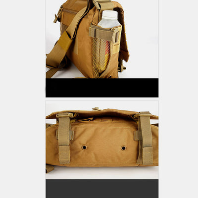 Men's Military Messenger Bag Crossbody Bag Travel Carry Bag with Multi-Slots