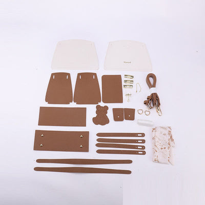 DIY Handbag For Women Retro With Silk Scarf Crossbody Bag