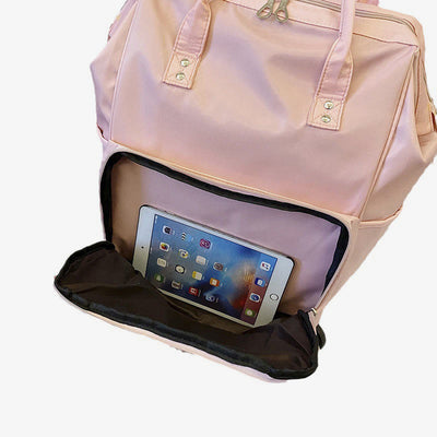 Detachable Travel Backpack Pull Rod Duffel Bag For Women Men