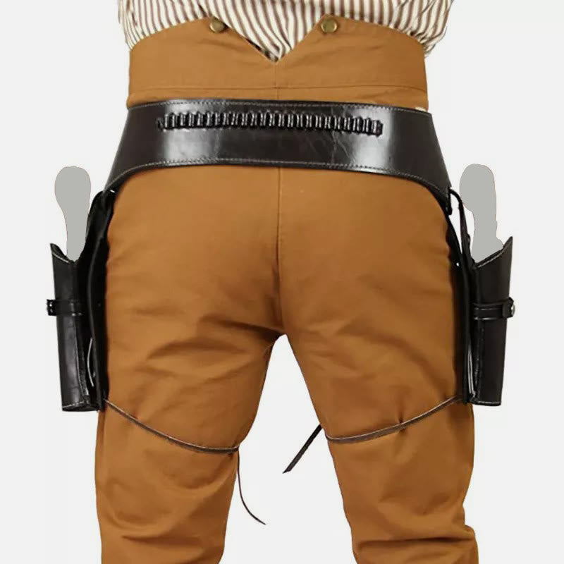 Medieval Leather Waist Holster Women Men Cosplay Pops Belt Holster