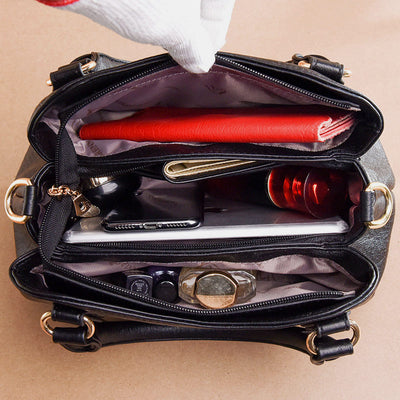 Large Capacity Vintage Elegant Handbag Crossbody Bag