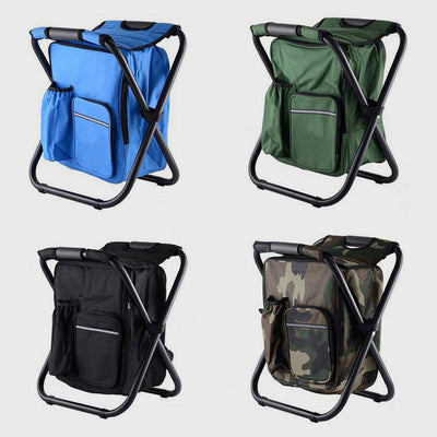 Cooler Bag For Outdoor Camping Multiple Function Foldable Beach Chair