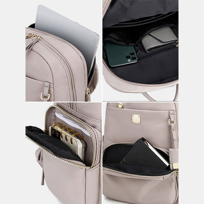 Multifunctional Laptop Backpack Muti-Pocket Lightweight Casual Daypack College Travel Rucksack