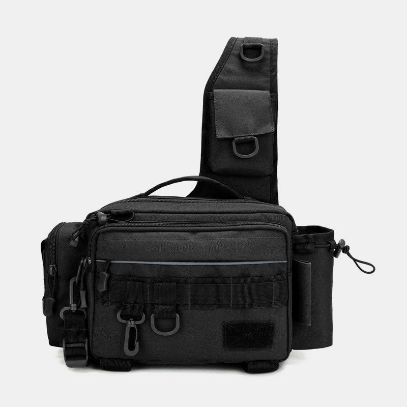 Multifunctional Large Capacity Waterproof Fishing Hiking Waist Bag Crossbody Bag