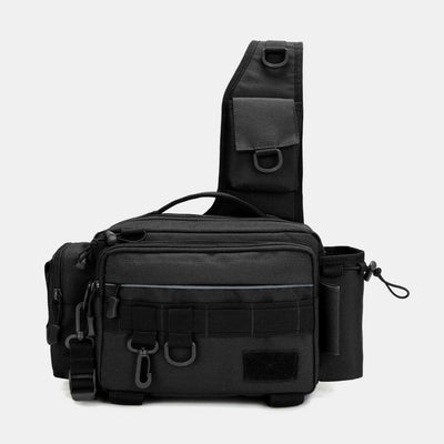 Multifunctional Large Capacity Waterproof Fishing Hiking Waist Bag Crossbody Bag