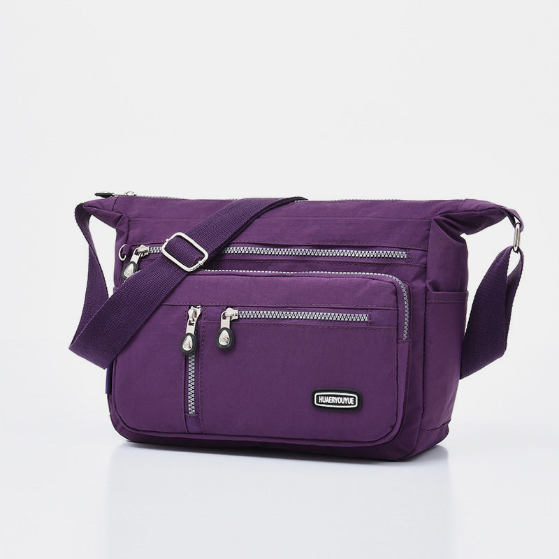Waterproof Lightweight Casual Nylon Shoulder Purse Crossbody Bag for Women
