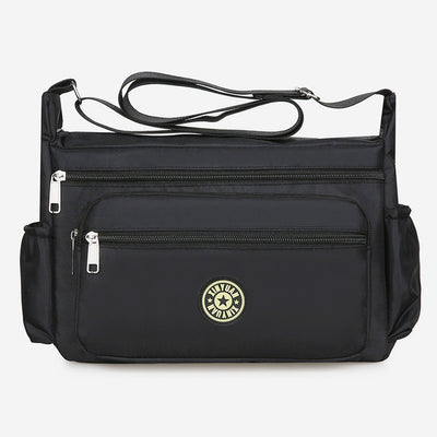 Waterproof Multi-Pocket Printed Crossbody Bag