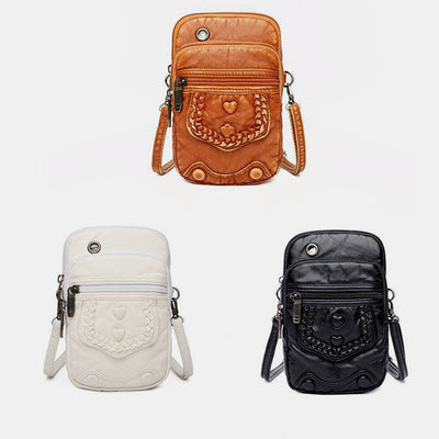 Large Capacity Retro Mobile Phone Bag Crossbody Bag